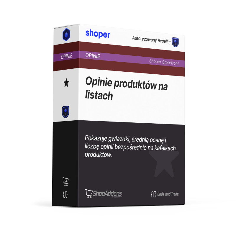 Opinie produktów na listach