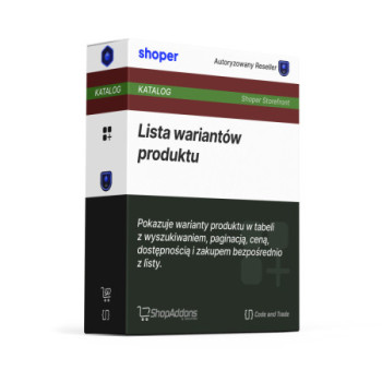 Lista wariantów produktu