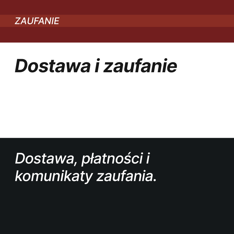Dostawa i zaufanie